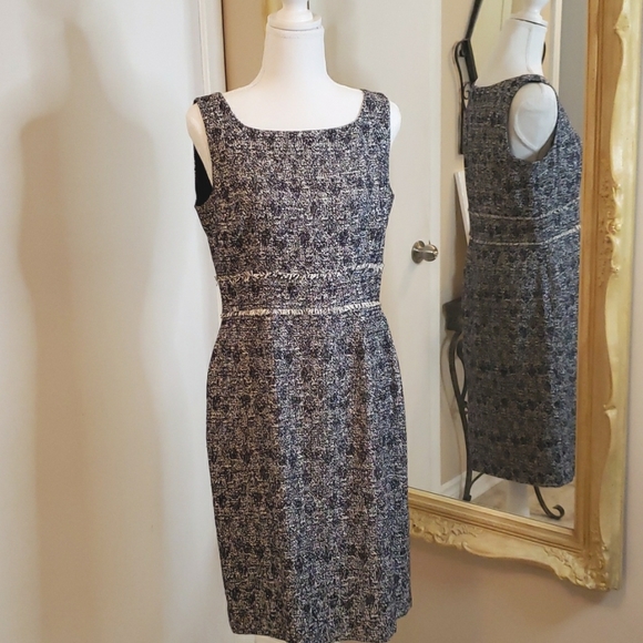 Talbots Tweed Dress & Jacket Suit EUC 8P - Picture 5 of 16